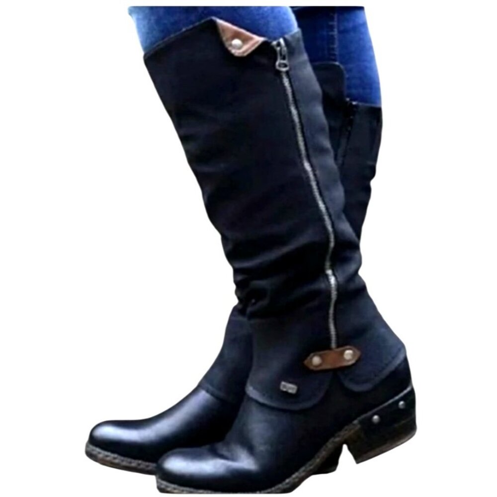 Rieker Women's Black Boots Size EU 36 US‎ 5-5.5
